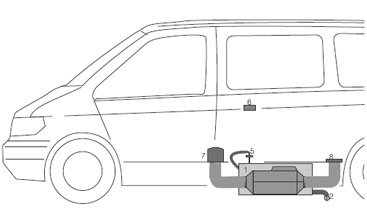 دفايات هواء للشاحنات  - 2.6kW unit